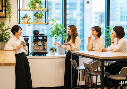 alt=conversation-with-three-ladies-inrefresh-corner