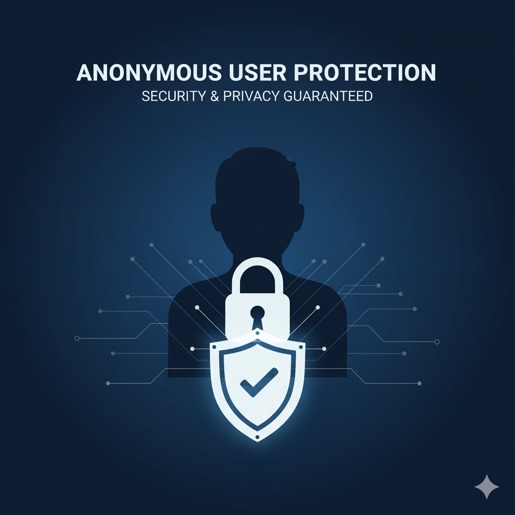 転職会議の匿名性と個人情報保護をイメージしたセキュリティ風イラスト